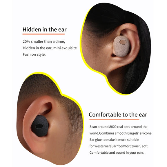 Calante T2S 5D Sound Effect Bluetooth 5.0 Wireless Bluetooth Earphone with Magnetic Charging Box, Support Call & Siri(White)