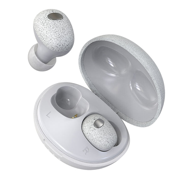 Calante T2S 5D Sound Effect Bluetooth 5.0 Wireless Bluetooth Earphone with Magnetic Charging Box, Support Call & Siri(White)