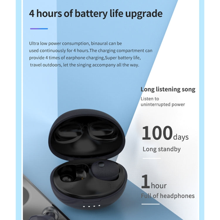 Calante T2S 5D Sound Effect Bluetooth 5.0 Wireless Bluetooth Earphone with Magnetic Charging Box, Support Call & Siri(White)