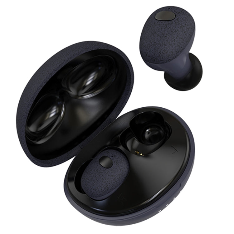 Calante T2S 5D Sound Effect Bluetooth 5.0 Wireless Bluetooth Earphone with Magnetic Charging Box, Support Call & Siri(Black)