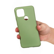 For Google Pixel 4a 5G Pure Color Liquid Silicone Shockproof Full Coverage Case(Green)