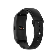 Compatible with Garmin Vivomove 3s / 4s 18mm Reverse Buckle Silicone Watch Band, Size: Small Code(Black)