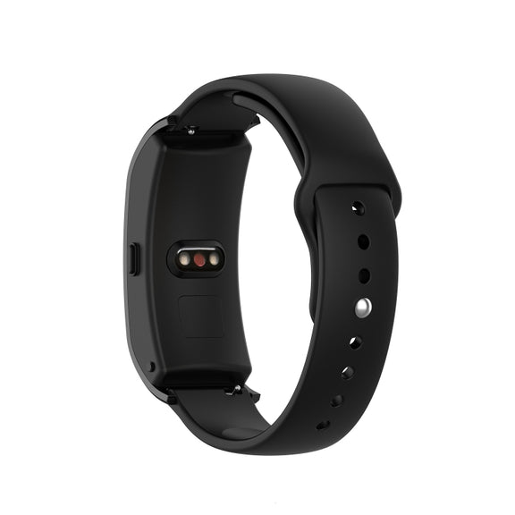 Compatible with Garmin Vivomove 3s / 4s 18mm Reverse Buckle Silicone Watch Band, Size: Small Code(Black)