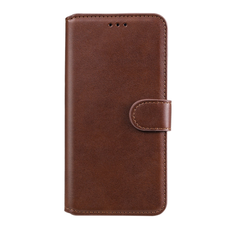 For Samsung Galaxy Note 20 Ultra Classic Calf Texture PU + TPU Horizontal Flip Leather Case, with Holder & Card Slots & Wallet(Brown)