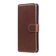 For Samsung Galaxy Note 20 Ultra Classic Calf Texture PU + TPU Horizontal Flip Leather Case, with Holder & Card Slots & Wallet(Brown)