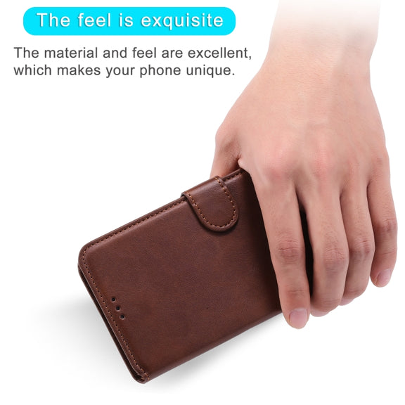For Samsung Galaxy Note 20 Ultra Classic Calf Texture PU + TPU Horizontal Flip Leather Case, with Holder & Card Slots & Wallet(Brown)