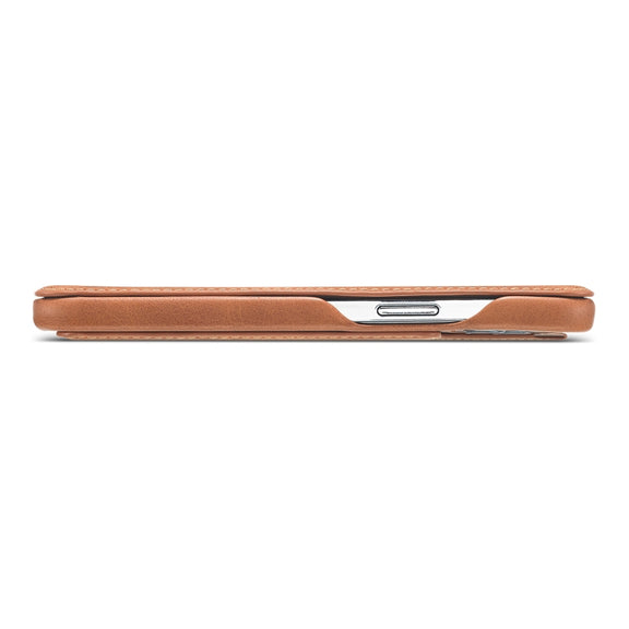 For iPhone 12 Pro Max LC.IMEEKE Hon Ancient Series Horizontal Flip Leather Case with Holder & Card Slot(Brown)