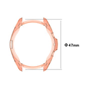 For Samsung Galaxy Watch 3 41mm Electroplating Hollow Half-pack TPU Protective Case(Gray) - Watch Cases by ENKAY