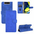 For Samsung Galaxy A80 Solid Color Skin Feel Magnetic Buckle Horizontal Flip Calf Texture PU Leather Case with Holder & Card Slots & Wallet(Blue) - free shipping - PMC TechLife - Order now!