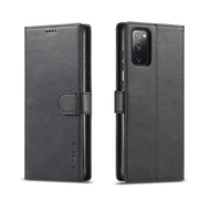 For Samsung Galaxy S20 FE 5G / S20 Lite LC.IMEEKE Calf Texture Horizontal Flip Leather Case, with Holder & Card Slots & Wallet & Photo Frame(Black)