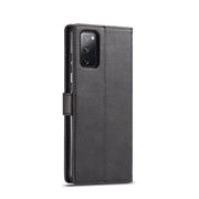 For Samsung Galaxy S20 FE 5G / S20 Lite LC.IMEEKE Calf Texture Horizontal Flip Leather Case, with Holder & Card Slots & Wallet & Photo Frame(Black)