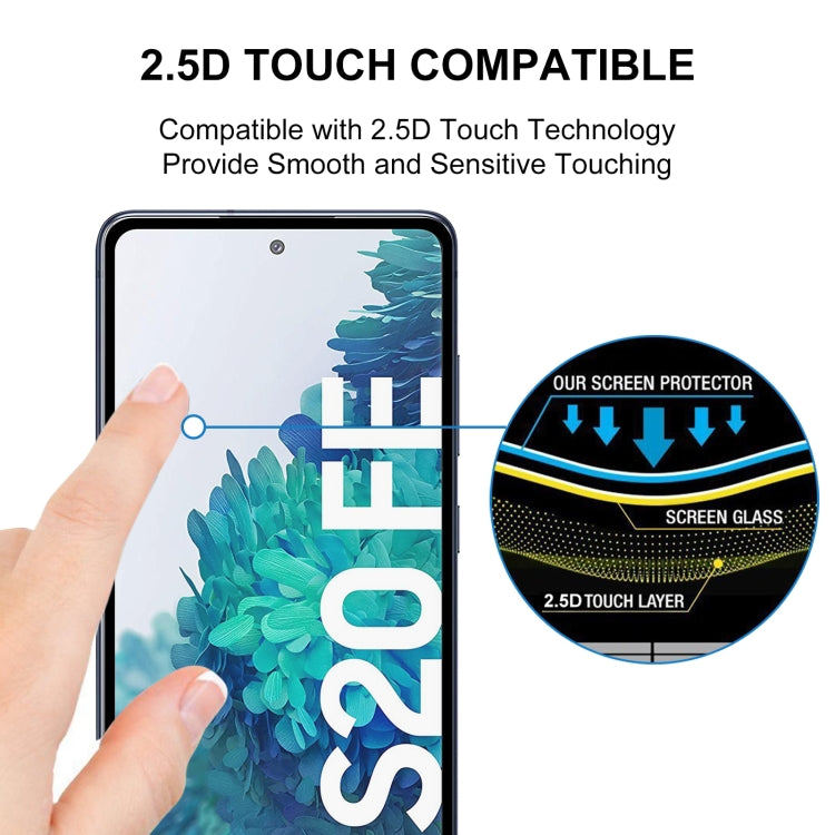 For Samsung Galaxy S20 FE / S20 FE 5G / S20 FE 2022 Full Glue Full Screen Tempered Glass Film