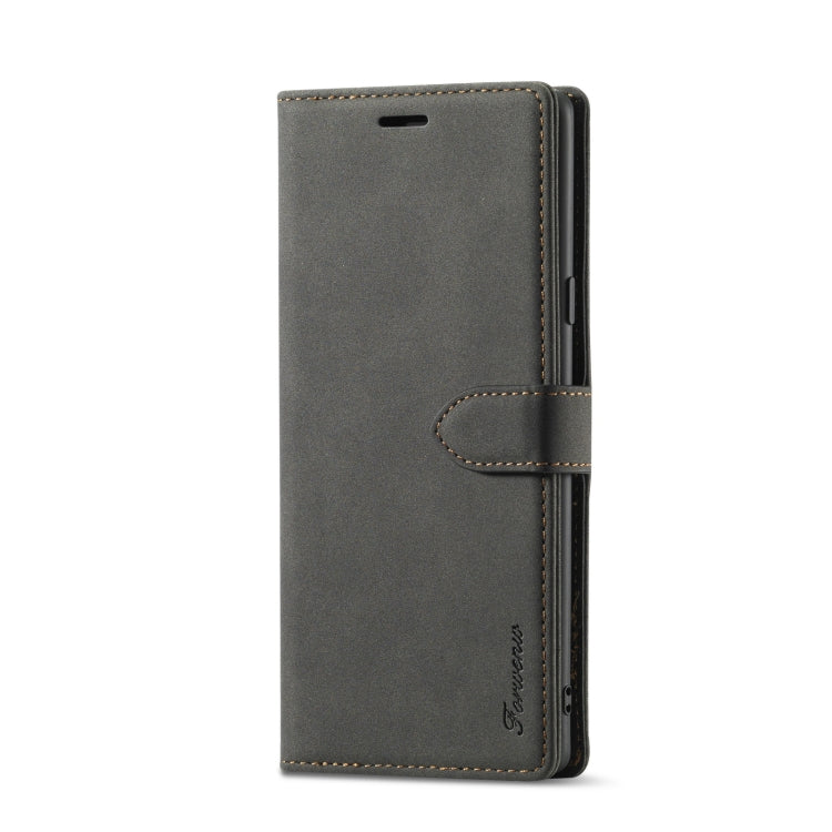 For Samsung Galaxy Note 9 Forwenw F1 Series Matte Strong Magnetism Horizontal Flip Leather Case with Holder & Card Slots & Wallet & Photo Frame(Black)