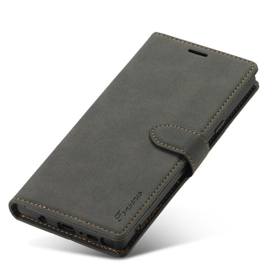 For Samsung Galaxy Note 9 Forwenw F1 Series Matte Strong Magnetism Horizontal Flip Leather Case with Holder & Card Slots & Wallet & Photo Frame(Black)