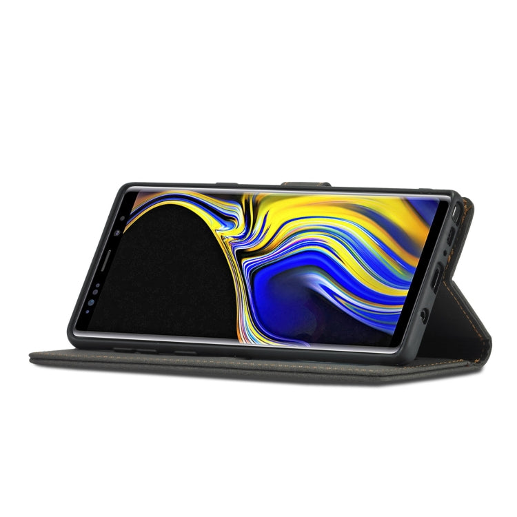 For Samsung Galaxy Note 9 Forwenw F1 Series Matte Strong Magnetism Horizontal Flip Leather Case with Holder & Card Slots & Wallet & Photo Frame(Black)