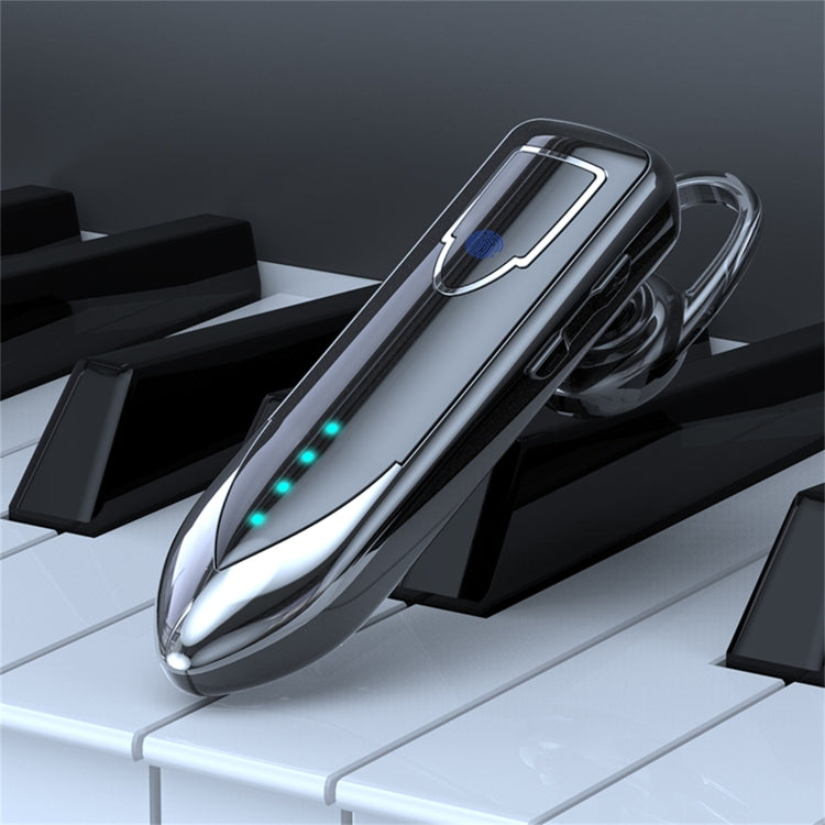 ME-3 Bluetooth 5.0 Business Style Touch Switch Bluetooth Earphone(Black)