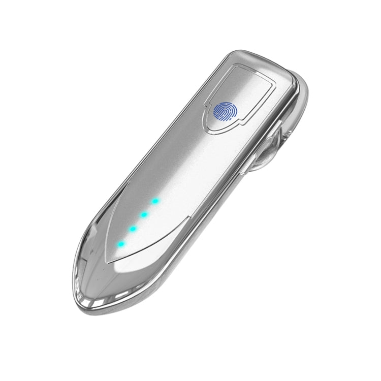 ME-3 Bluetooth 5.0 Business Style Touch Switch Bluetooth Earphone(Silver)