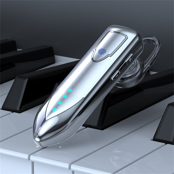 ME-3 Bluetooth 5.0 Business Style Touch Switch Bluetooth Earphone(Silver)