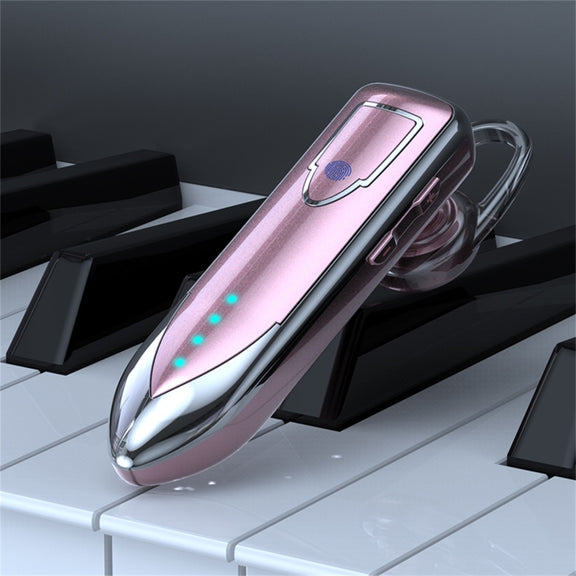 ME-3 Bluetooth 5.0 Business Style Touch Switch Bluetooth Earphone(Pink)