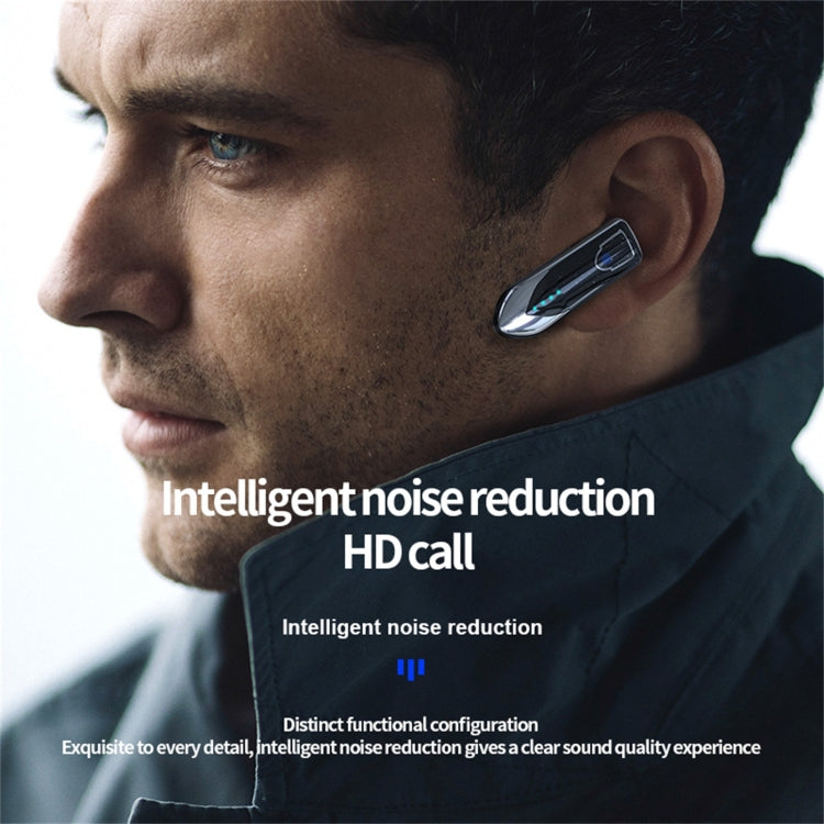 ME-3 Bluetooth 5.0 Business Style Touch Switch Bluetooth Earphone(Pink)