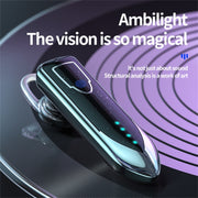ME-3 Bluetooth 5.0 Business Style Touch Switch Bluetooth Earphone(Pink)