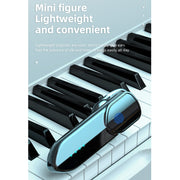 V19S Bluetooth 5.0 Business Style Fingerprint Touch Bluetooth Earphone(Purple)
