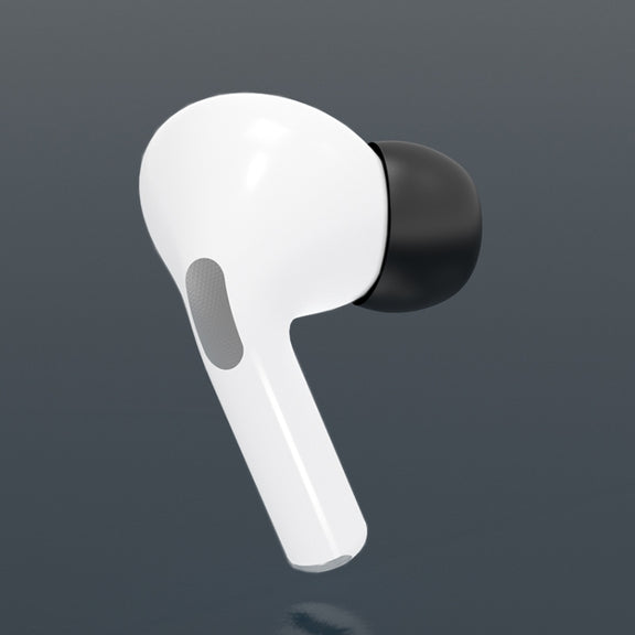 12 PCS Wireless Earphone Replaceable Silicone + Memory Foam Ear Cap Earplugs for AirPods Pro, with Storage Box(White + Grey)