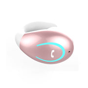 YX08 Ultra-light Ear-hook Wireless V5.0 Bluetooth Earphones Ear Clip Stereo Bluetooth Headset with Mic(Pink)