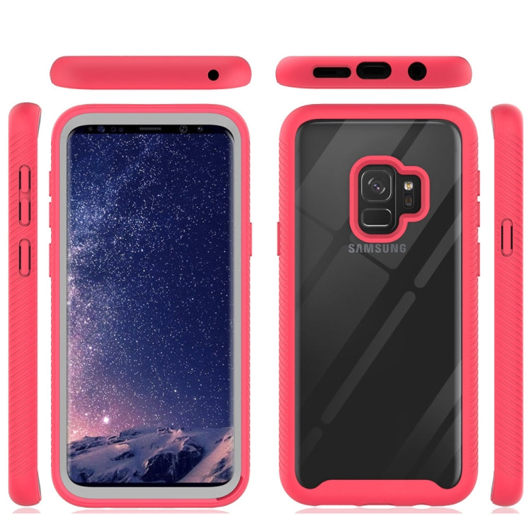 For Samsung Galaxy S9 Starry Sky Solid Color Series Shockproof PC + TPU Protective Case(White)