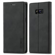For Samsung Galaxy S8 LC.IMEEKE Strong Magnetism Ultra-thin Horizontal Flip Shockproof Matte TPU + PU Leather Case with Holder & Card Slots & Wallet(Black) - Galaxy Phone Cases by LC.IMEEKE | Online Shopping South Africa | PMC TechLife | Buy Now Pay Later Mobicred