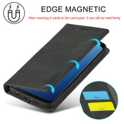 For Samsung Galaxy S9 LC.IMEEKE Strong Magnetism Ultra-thin Horizontal Flip Shockproof Matte TPU + PU Leather Case with Holder & Card Slots & Wallet(Black)