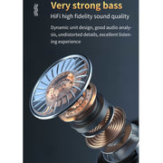 M18 Bluetooth 5.1 LED Display Screen Water-resistant Wireless Bluetooth Earphone with Charging Box