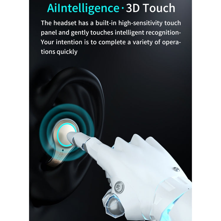 M18 Bluetooth 5.1 LED Display Screen Water-resistant Wireless Bluetooth Earphone with Charging Box