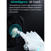 M18 Bluetooth 5.1 LED Display Screen Water-resistant Wireless Bluetooth Earphone with Charging Box