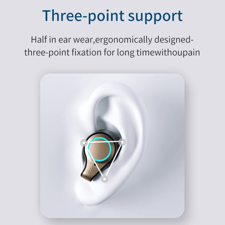 M18 Bluetooth 5.1 LED Display Screen Water-resistant Wireless Bluetooth Earphone with Charging Box