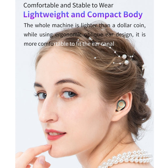 M18 Bluetooth 5.1 LED Display Screen Water-resistant Wireless Bluetooth Earphone with Charging Box