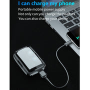 M18 Bluetooth 5.1 LED Display Screen Water-resistant Wireless Bluetooth Earphone with Charging Box