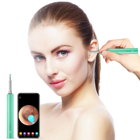Bebird C3 Pro 2.4G 3.5mm Wireless Wifi High-definition Visual Ear Spoon 3 Million Pixels Out Ear Visual Ear Spoon(Green)