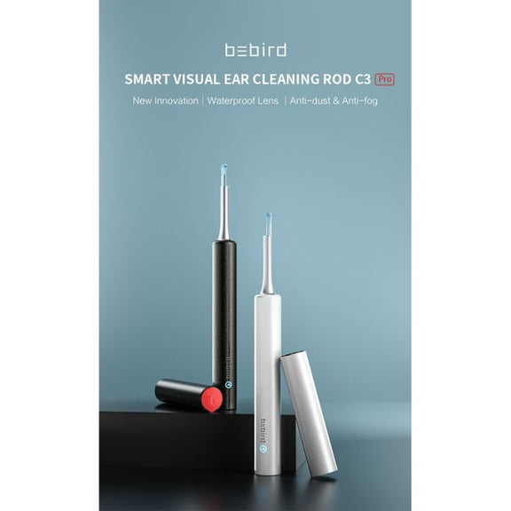 Bebird C3 Pro 2.4G 3.5mm Wireless Wifi High-definition Visual Ear Spoon 3 Million Pixels Out Ear Visual Ear Spoon(Black)