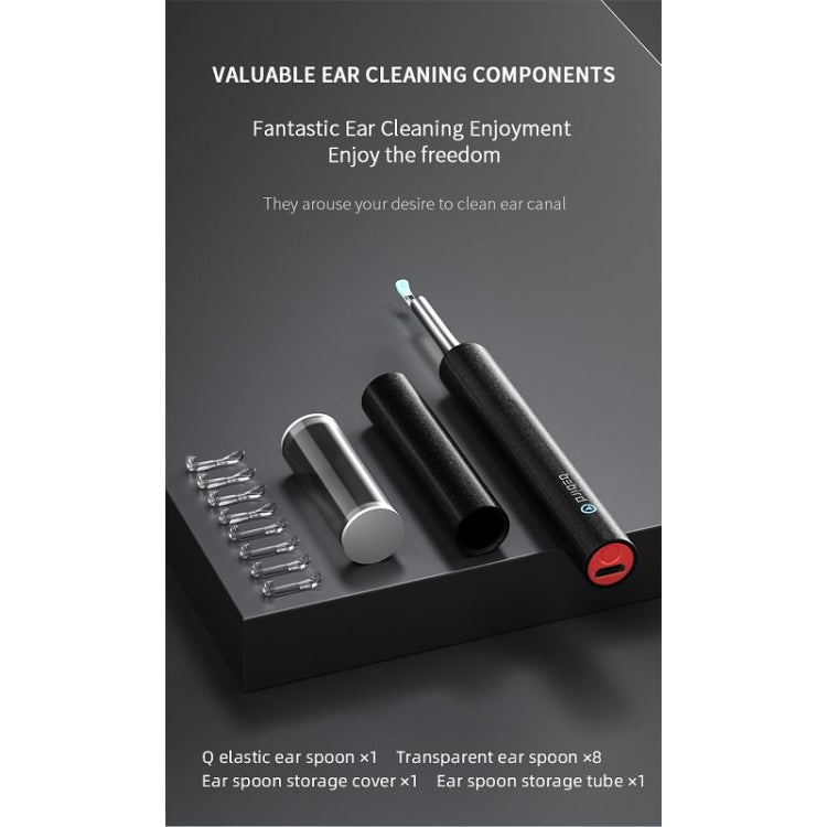 Bebird C3 Pro 2.4G 3.5mm Wireless Wifi High-definition Visual Ear Spoon 3 Million Pixels Out Ear Visual Ear Spoon(Black)