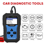 KONNWEI KW350 OBDII 12V Car Diagnostics Detector Scanner with 2 inch Black And White Display Screen V007 for Audi / Volkswagen