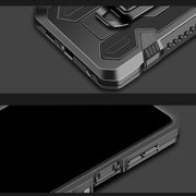 For Huawei Y9a Armor Warrior Shockproof PC + TPU Protective Case(Blue)