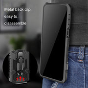 For Huawei Y9a Armor Warrior Shockproof PC + TPU Protective Case(Blue)