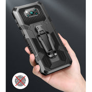 For Huawei Y9a Armor Warrior Shockproof PC + TPU Protective Case(Blue)