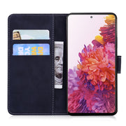 For Samsung Galaxy S20 FE / S20 FE 5G / S20 Lite Tiger Embossing Pattern Horizontal Flip Leather Case with Holder & Card Slots & Wallet(Black)