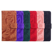 For Samsung Galaxy S20 FE / S20 FE 5G / S20 Lite Tiger Embossing Pattern Horizontal Flip Leather Case with Holder & Card Slots & Wallet(Purple)