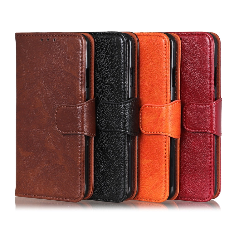 For Samsung Galaxy S30 Ultra / S21 Ultra Nappa Texture Horizontal Flip Leather Case with Holder & Card Slots & Wallet(Red)