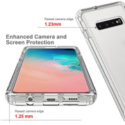 For Samsung Galaxy S10 Plus Shockproof  High Transparency PC+TPU Candy Colors Protective Case