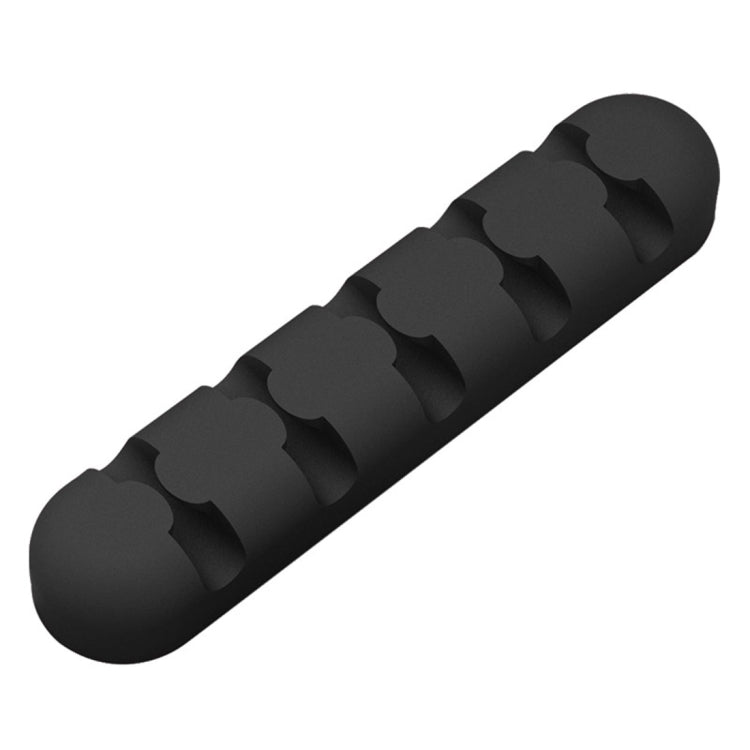 ORICO CBS5 Silicone Material Desktop Cable Manager Winder Fixer, Size: 9.6*2*1.2cm(Black)