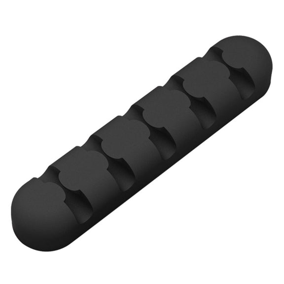 ORICO CBS5 Silicone Material Desktop Cable Manager Winder Fixer, Size: 9.6*2*1.2cm(Black)